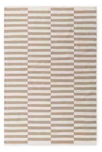 Bílý/světle hnědý oboustranný/ručně tkaný vlněný koberec 200x300 cm Vika – Hanse Home