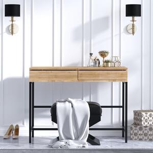 ASIR Toaletní stolek LINDA dub, černý
