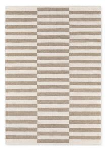 Bílý/šedý oboustranný/ručně tkaný vlněný koberec 120x180 cm Vika – Hanse Home