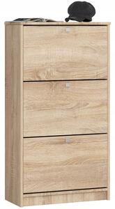Botník Akord s výklopnými dvířky 60 x 113 x 28,5 cm, dub sonoma