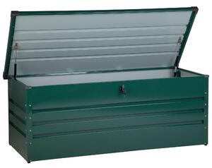 Úložný box CEBROSA 165 cm 70 cm Kov Tmavě zelená