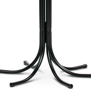 Autronic VĚŠÁK - kovový volně stojící - černý - 188 cm