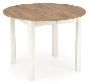 HALMAR Jídelní rozkládací stůl RINGO 102/142 cm dub craft zlatý/bílý