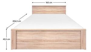 Manželská postel 160cm Topta Typ 45 160 (dub sonoma). 1075480