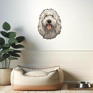PIPPER. Nálepka Komondor Velikost: 60cm