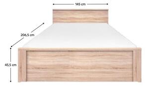 Manželská postel 140cm Topta Typ 44 140 (dub sonoma). 1075479