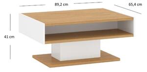 Konferenční stolek Andre (bílá matná). 1052712