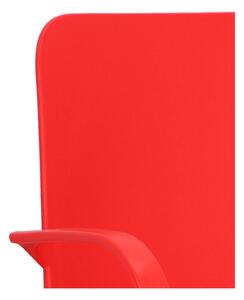Židle Ginevra s područkami červená