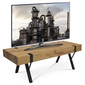 Autronic TV STOLEK - z MDF desky a kovu - 120x44x40 cm