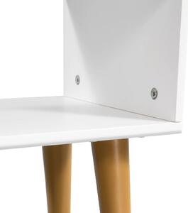 Noční stolek z masivního akáciového dřeva | 40x30x45 cm