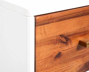 Noční stolek z masivního akáciového dřeva | 40x30x45 cm