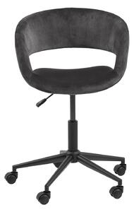 Kancelářská židle Grace VIC na kolečkách tmavě šedá