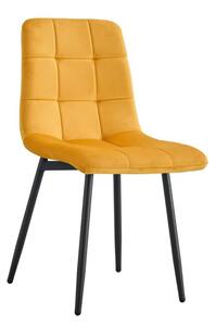Jídelní židle Rameta Typ 3 J06-HLR-41 (žlutá + černá). 1075497