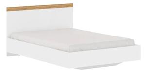 Jednolůžková postel 120cm Valgo 120 (bílá + dub wotan). 1075513