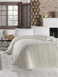 Světle šedý přehoz přes postel s příměsí bavlny Homemania Decor Camila, 220 x 240 cm