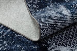 Makro Abra Kusový koberec pratelný MIRO 51924.805 Abstraktní protiskluzový šedý modrý Rozměr: 160x220 cm