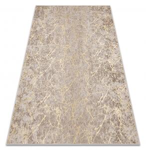 Makro Abra Kusový koberec pratelný MIRO 11111.2104 Mramor protiskluzový béžový zlatý Rozměr: 120x170 cm
