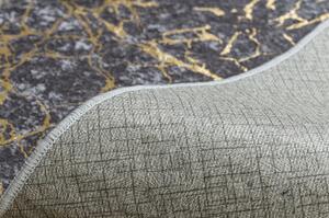 Dywany Luszczow Dětský kusový koberec MIRO 11111.2103 pratelný Mramor, glamour protiskluz, tmavošedý / zlatý Rozměr koberce: 120 x 170 cm