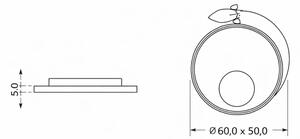 Brilagi -LED Dětské stropní svítidlo STARSHIP LED/64W/230V 3000/4500K žlutá