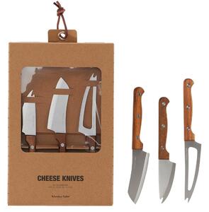Nože na sýr - set 3 ks