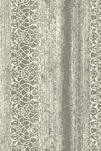 Běhoun vlněný Agnella Isfahan M Ladan Antracyt šedý Šíře: 80 cm