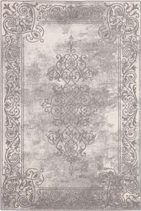 Kusový vlněný koberec Agnella Isfahan M Moris Popel šedý Rozměr: 160x240 cm