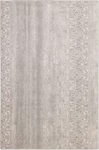 Kusový vlněný koberec Agnella Isfahan M Ladan Antracyt šedý Rozměr: 160x240 cm
