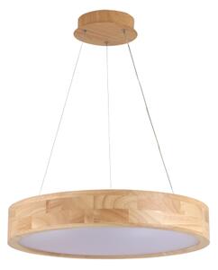 Brilagi -LED Lustr na lanku FALCON WOOD LED/30W/230V 3000/4000/6000K 45 cm dřevo