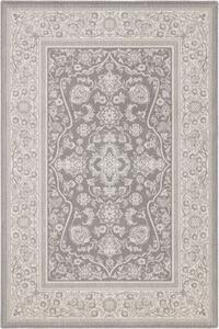 Kusový vlněný koberec Agnella Isfahan M Kalista Popel šedý Rozměr: 160x240 cm