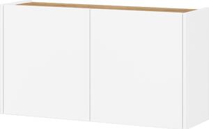 Bílá závěsná skříňka v dekoru dubu 93x52x29 cm Libbiano – Germania