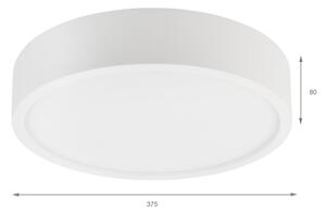 Stropní svítidlo NATURAL 3xE27/15W/230V pr. 37,5 cm borovice/bílá