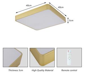 Brilagi-LED Stm stropní svítidlo POOL LED/36W/230V 3000-6000K 40x40 cm zlatá+DO