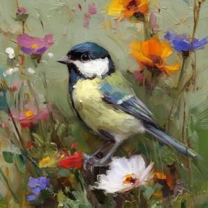 Tištěný obraz na plátně 32x32 cm Yellow Parus – Styler