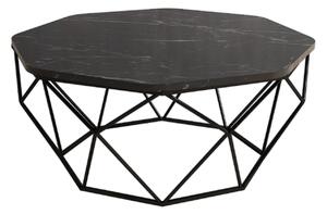 Damzaan Černý melaminový konferenční stolek Rocco