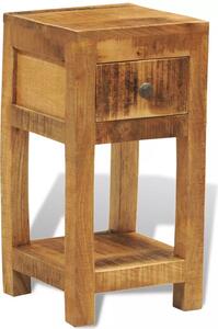 Noční /odkládací stolek z masivního dřeva s 1 zásuvkou
