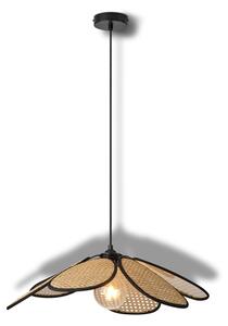 Osram - Lustr na lanku DECOR RATTAN 1xE27/15W/230V pr. 58 cm béžová/černá