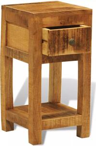 Noční /odkládací stolek z masivního dřeva s 1 zásuvkou