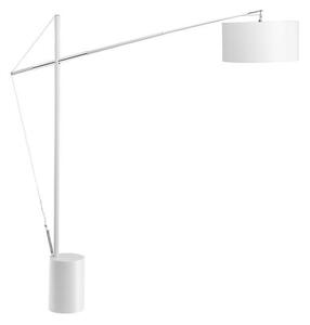 Nova Luce Stojací lampa TRACCIA, stínidlo nastavitelné E27 1x12 W Barva: Bílá