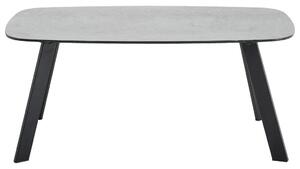 KONFERENČNÍ STOLEK, šedá, černá, kov, plast, sklo, 98/58/41 cm Carryhome - Konferenční stolky