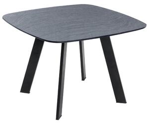KONFERENČNÍ STŮL, šedá, černá, kov, plast, sklo, 60/60/41 cm Carryhome - Konferenční stolky