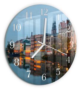 Skleněné hodiny na stěnu Staré město zsob-fi30-00083406