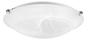 Nova Luce Stropní svítidlo GIORNO bílá;opálové sklo chromovaný kov E27 2x12W