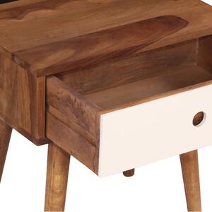 Noční stolek - masivní sheeshamové dřevo | 45x30x45 cm