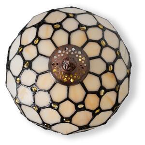 Brilagi - Tiffany vitrážová stolní lampa IVORY 1xE27/60W/230V