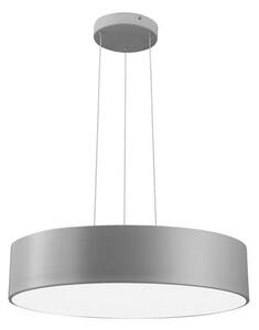 Nova Luce Závěsné svítidlo RODA šedý hliník akrylový difuzor LED 46W 3000K