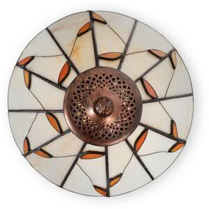 Brilagi - Tiffany vitrážová stolní lampa FOLIA 1xE27/60W/230V