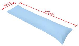 Polštář pro spaní na boku - modrý | 40x145 cm