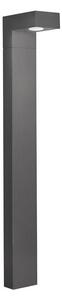 Nova Luce Venkovní sloupkové svítidlo APOLLO tmavě šedý hliník akrylový difuzor LED 5W 3000K, IP54