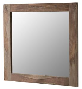 GREY WOOD Zrcadlo 88x88 cm, masivní indický palisandr