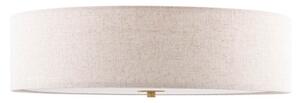 Stropní Lampa Globen Lighting, Béžová, Obývací pokoj, Tkanina / Textil